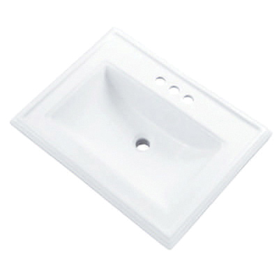 12-875 Logan Square™ Self-Rimming Bathroom Sink With Concealed Overflow ...