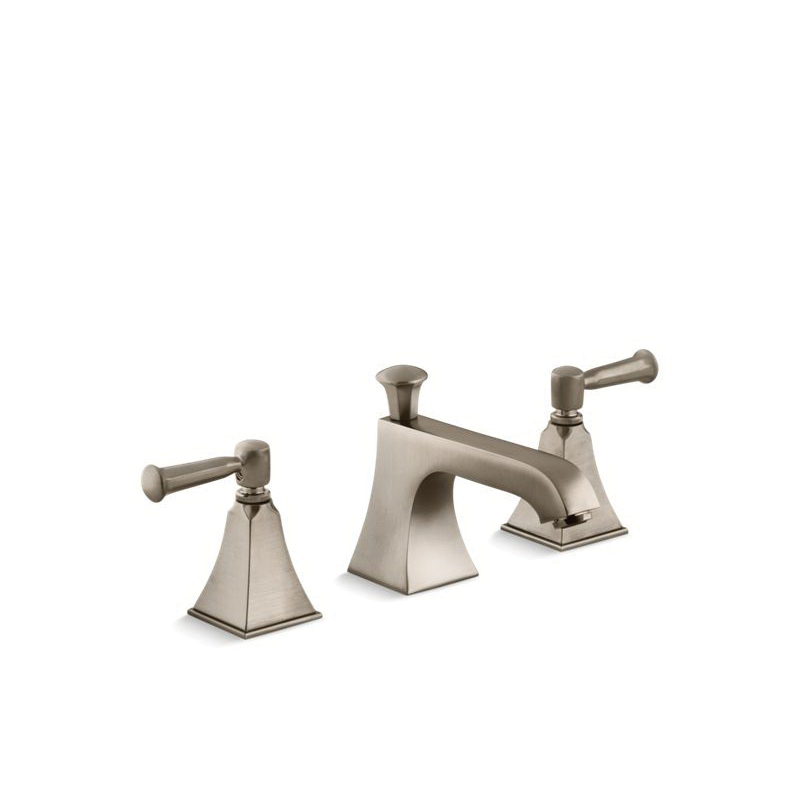 Kohler 454 4s Bv Memoirs Stately Design Widespread Bathroom Sink Faucet 1 2 Gpm 1 7 8 In H Spout 8 To 16 In Center Vibrant Brushed Bronze 2 Handles Pop Up Drain First Supply