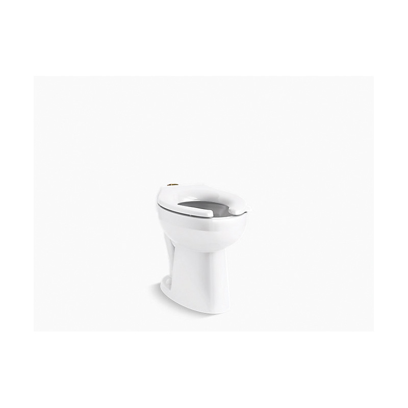 Kohler® K-96057-SS-0 Flushometer Bowl, White, Elongated, 10 or 12