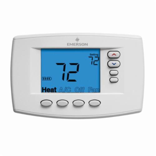 White Rodgers Blue 1f95ez 0671 Thermostat Digital Programmable Non Programmable Thermostat 45 To 99 Deg F Control 7 Days Programs Per Week Rc Rh C W E W2 Y Y2 O B G L 6 Terminal Import