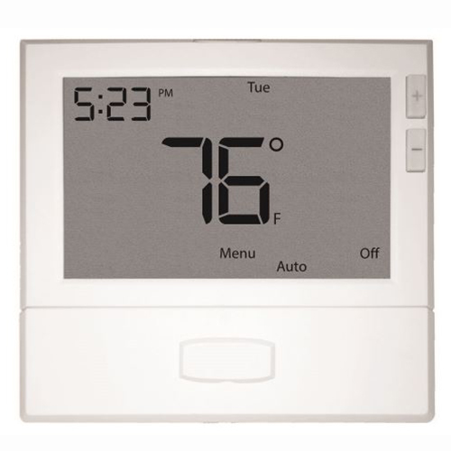 Pro1 T805 Thermostat Programmable Thermostat 41 To 95 Deg F Control 0 2 To 2 Deg F Differential 5 1 1 Days Programs Per Week Rh Rc C Y W G O B Terminal Import First Supply