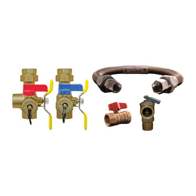 Webstone The Isolator E X P Clean Brass H 44443wcom Tankless Water Heater Service Valve Kit Brass Import First Supply