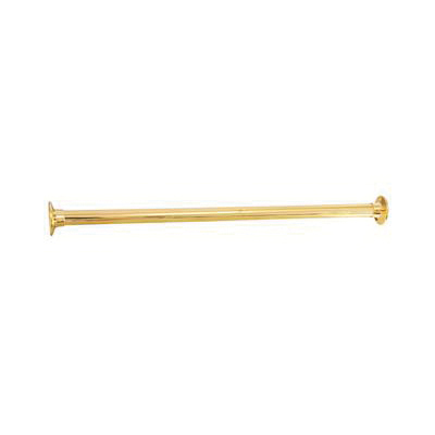 Barclay Products 60 in. Straight Shower Rod in Polished Brass 4100