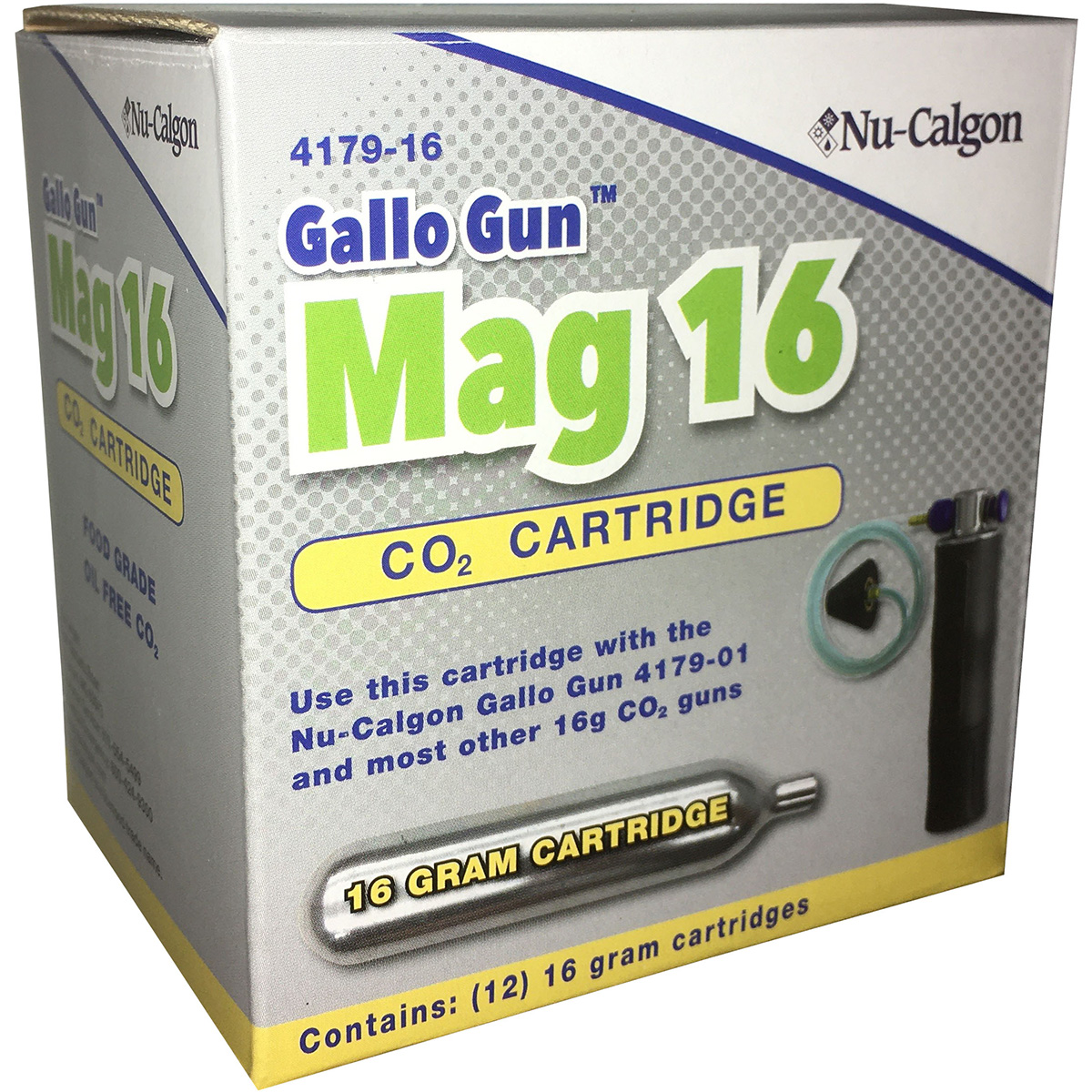 Gallo Gun® Mag™ 4179-16 Heavy Duty Cartridge, 16 g, Odorless Odor/Scent ...