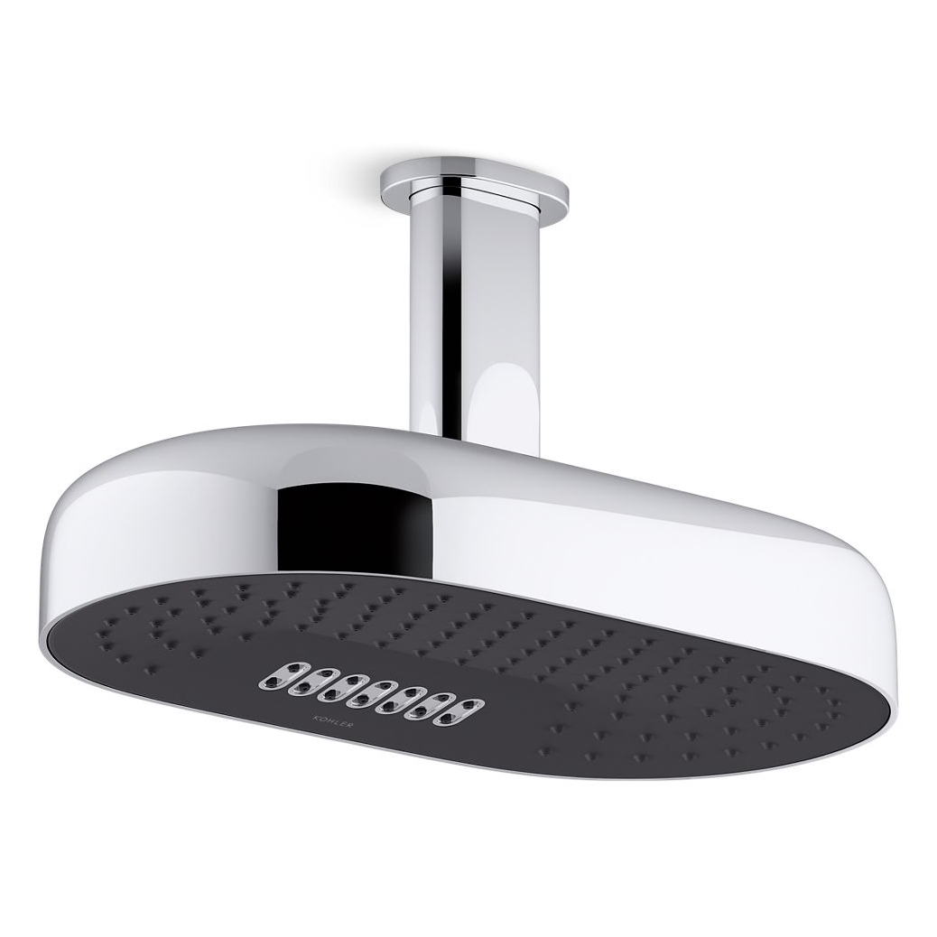 Kohler® 26295-CP Statement™ Oval 12" 2-Function 2.5 Gpm With Katalyst ...