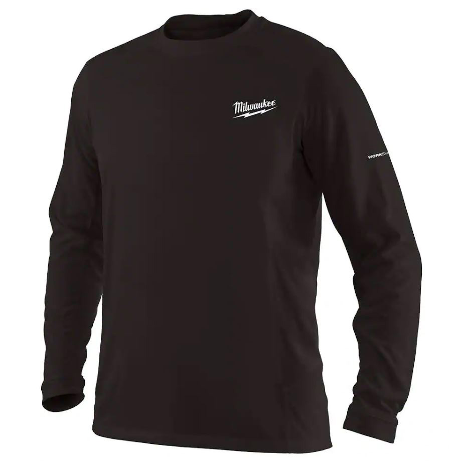 415B WORKSKIN™ Lightweight Performance Long Sleeve Shirt, Black | First ...