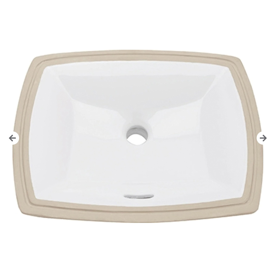 Gerber® G0013760 Burr Ridge™ Undercounter Bathroom Sink, Rectangular