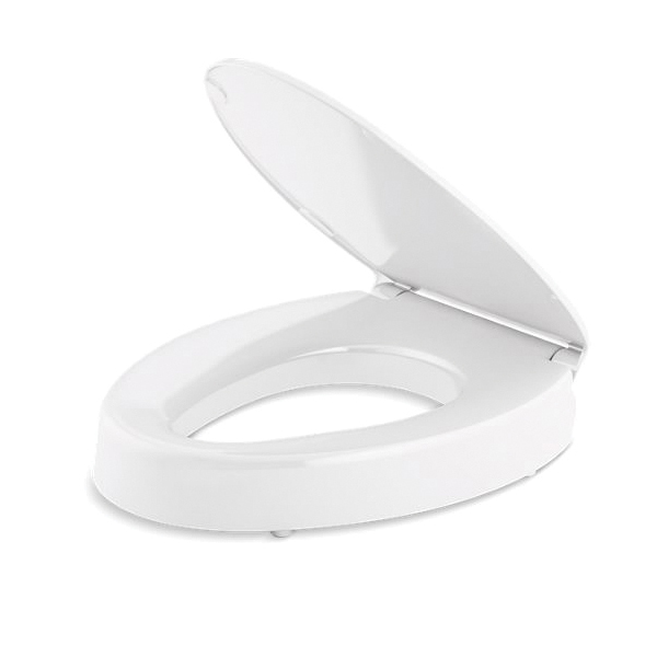 Kohler® 25875-0 Toilet Seat, Hyten™, Elongated Bowl, Contoured/Closed ...