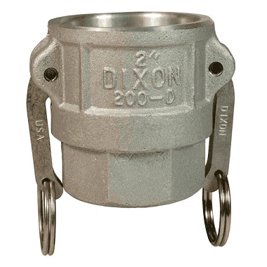 Dixon® 400-D-AL Type D Cam and Groove Coupler, 4 in, Female ...