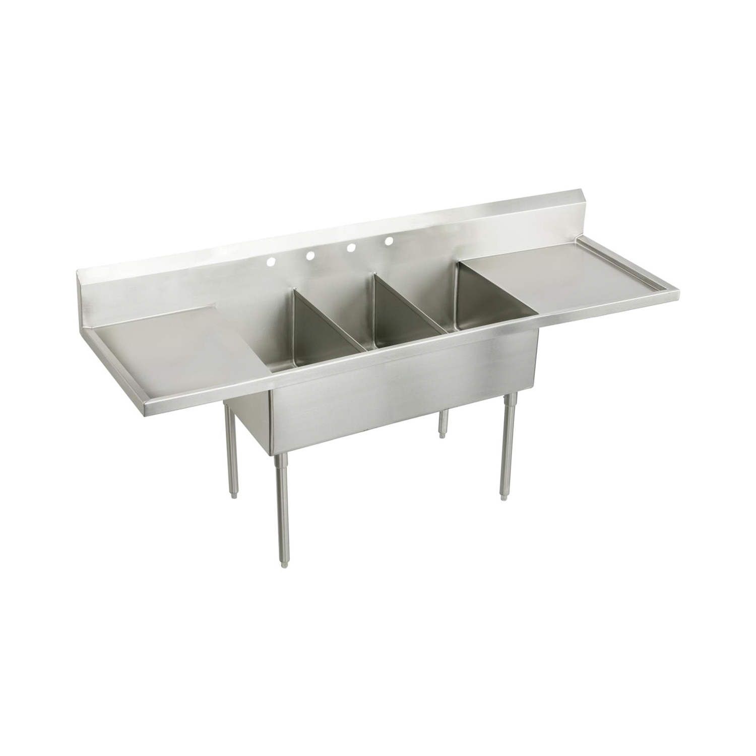 H.D. 14GA Compartment Restaurant Commercial Sink, with Left or