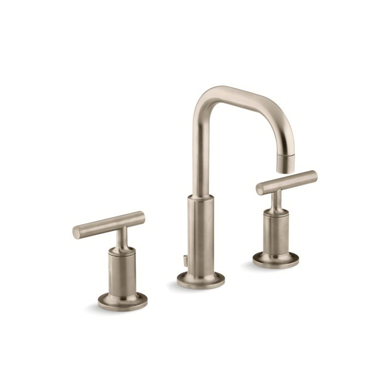 Kohler® 14406-4-BV Purist® Widespread Bathroom Sink Faucet