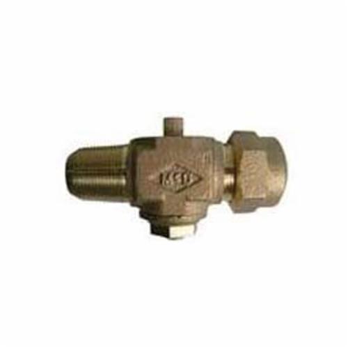 McDonald® 5182-074, 74701Q Plug Corporation Stop, 1 in, AWWA/CCxQ