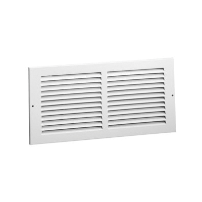 14 in. x 8 in. Steel Return Air Grille in White