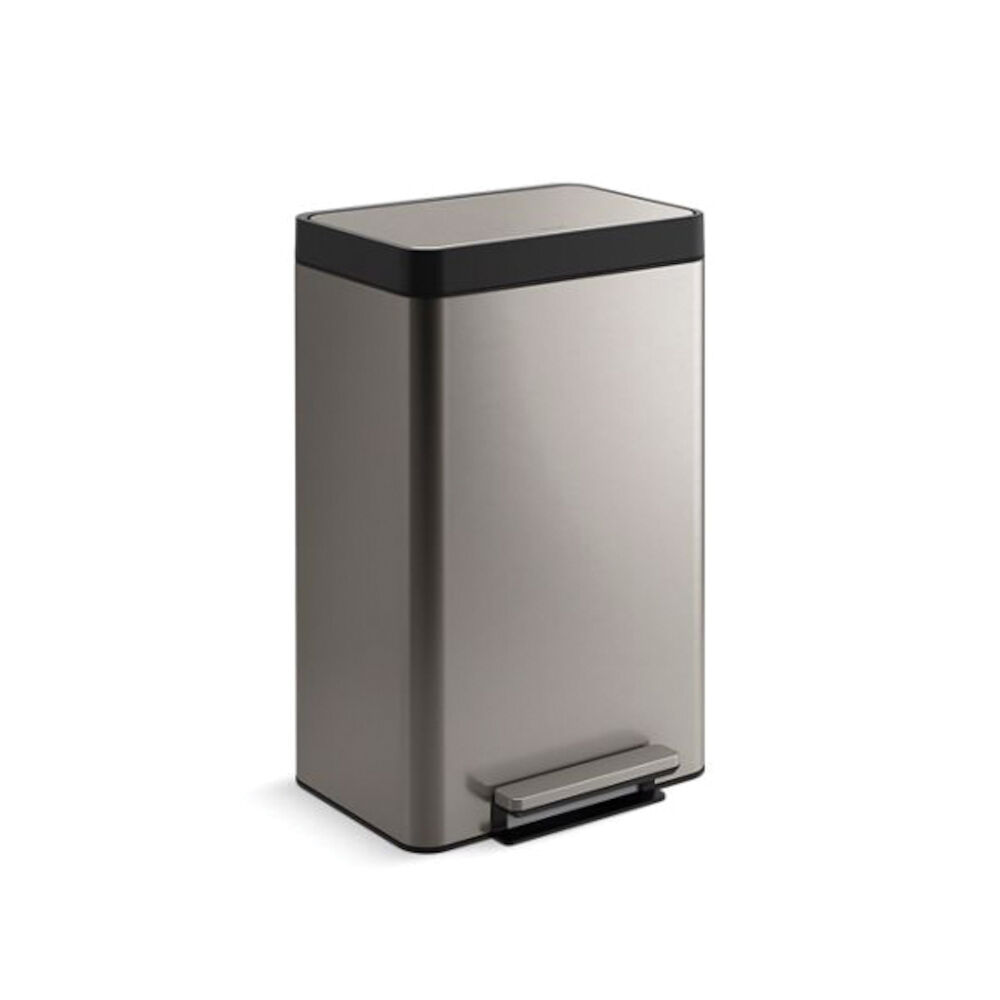 Kohler 20940-ST 13 gal. Stainless Steel Step Trash Can